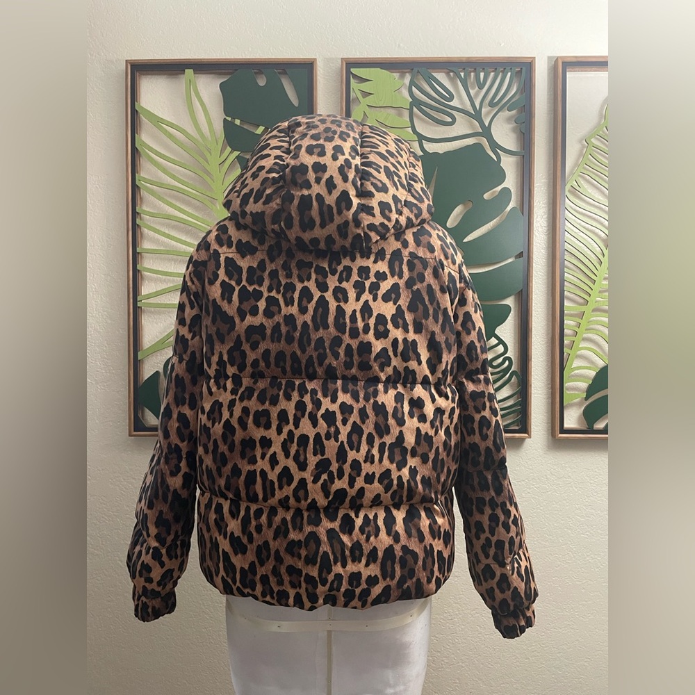 Alice and Olivia Durham Reversible Puffer Black Hoodie Jacket - Picture 16 of 16